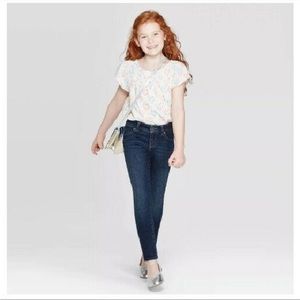 Cat & Jack Girl Ultimate Stretch Skinny Mid-Rise
Full-Length Denim Jeans